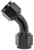 Black -10 AN 45 degree Swivel Coupler - image 2