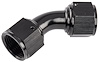 Black -12 AN 45 degree Swivel Coupler - image 1