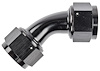 Black -16 AN 45 degree Swivel Coupler - image 1