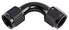 Black -10 AN 90 degree Swivel Coupler - image 1