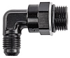 AN Port Adapter Fitting 90 degree -8 AN port (3/4 in.-16 Thread) to -6 AN hose - image 1