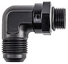 AN Port Adapter Fitting 90 degree -10 AN port (7/8 in.-14 Thread) to -12 AN hose - image 1