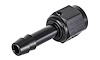 AN to Straight Hose Barb Adapter Fitting [-4 AN Female to 1/4 in. I.D. Hose, Black] - image 1