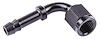 AN to 90-Degree Hose Barb Adapter Fitting [-4 AN Female to 1/4 in. I.D. Hose, Black] - image 1