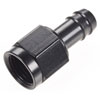 AN to Straight Hose Barb Adapter Fitting [-6 AN Female to 3/8 in. I.D. Hose, Black] - image 2