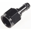 AN to Straight Hose Barb Adapter Fitting [-8 AN Female to 3/8 in. I.D. Hose, Black] - image 2