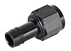 AN to Straight Hose Barb Adapter Fitting [-8AN Female to 1/2 in. I.D. Hose, Black] - image 1