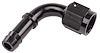 AN to 90-Degree Hose Barb Adapter Fitting [-6 AN Female to 3/8 in. I.D. Hose, Black] - image 1