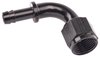 AN to 90-Degree Hose Barb Adapter Fitting [-8 AN Female to 3/8 in. I.D. Hose, Black] - image 3