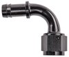 AN to 90-Degree Hose Barb Adapter Fitting [-8 AN Female to 1/2 in. I.D. Hose, Black] - image 2