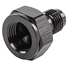 AN Female to Male Reducer Fitting [-6 AN Female to -4 AN Male, Black Hard Anodized] - image 1