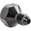 AN Female to Male Reducer Fitting [-6 AN Female to -4 AN Male, Black Hard Anodized] - image 3