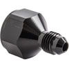 AN Female to Male Reducer Fitting [-8 AN Female to -4 AN Male, Black Hard Anodized] - image 3