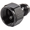 AN Female to Male Reducer Fitting [-8 AN Female to -6 AN Male, Black Hard Anodized] - image 1
