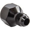 AN Female to Male Reducer Fitting [-8 AN Female to -6 AN Male, Black Hard Anodized] - image 3