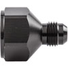 AN Female to Male Reducer Fitting [-10 AN Female to -6 AN Male, Black Hard Anodized] - image 2