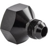 AN Female to Male Reducer Fitting [-12 AN Female to -8 AN Male, Black Hard Anodized] - image 3