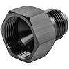 AN Female to Male Reducer Fitting [-16 AN Female to -12 AN Male, Black Hard Anodized] - image 1