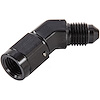 AN Female to AN Male 45-Degree Union [-3 AN Female Swivel to -3 AN Male, Black] - image 1