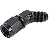 AN Female to AN Male 45-Degree Union [-4 AN Female Swivel to -4 AN Male, Black] - image 1