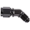 AN Female to AN Male 45-Degree Union [-4 AN Female Swivel to -4 AN Male, Black] - image 2