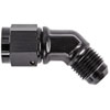 AN Female to AN Male 45-Degree Union [-6 AN Female Swivel to -6 AN Male, Black] - image 2