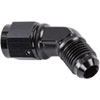 AN Female to AN Male 45-Degree Union [-6 AN Female Swivel to -6 AN Male, Black] - image 3