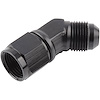 AN Female to AN Male 45-Degree Union [-8 AN Female Swivel to -8 AN Male, Black] - image 1