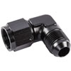 AN Female to AN Male 90-Degree Union [-8 AN Female Swivel to -8 AN Male, Black] - image 3