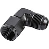 AN Female to AN Male 90-Degree Union [-10 AN Female Swivel to -10 AN Male, Black] - image 1