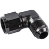 AN Female to AN Male 90-Degree Union [-10 AN Female Swivel to -10 AN Male, Black] - image 3