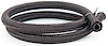 Pro-Flo 350 Black Nylon Braided Hose [-4 AN, 6 ft] - image 1