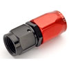Red/Black Straight Max Flow Hose End -6AN - image 2