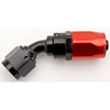 Red/Black 45° Max Flow Swivel Hose End -6AN - image 3