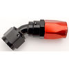 Red/Black 45° Max Flow Swivel Hose End -8AN - image 3