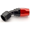 Red/Black 45° Max Flow Swivel Hose End -10AN - image 2