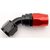 Red/Black 45° Max Flow Swivel Hose End -10AN - image 3