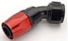 Red/Black 45° Max Flow Swivel Hose End -16AN - image 1