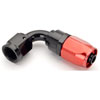 Red/Black 90° Max Flow Swivel Hose End -6AN - image 2