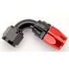 Red/Black 90° Max Flow Swivel Hose End -10AN - image 3