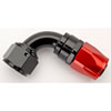 Red/Black 90° Max Flow Swivel Hose End -12AN - image 3