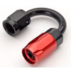 Red/Black 180° Max Flow Swivel Hose End -4AN - image 2