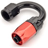 Red/Black 180° Max Flow Swivel Hose End -6AN - image 2