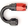 Red/Black 180° Max Flow Swivel Hose End -6AN - image 3