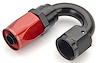 Red/Black 180° Max Flow Swivel Hose End -8AN - image 1