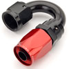 Red/Black 180° Max Flow Swivel Hose End -8AN - image 2