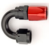 Red/Black 180° Max Flow Swivel Hose End -8AN - image 3