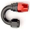 Red/Black 180° Max Flow Swivel Hose End -10AN - image 3