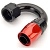 Red/Black 180° Max Flow Swivel Hose End -12AN - image 2