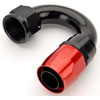 Red/Black 180° Max Flow Swivel Hose End -16AN - image 2